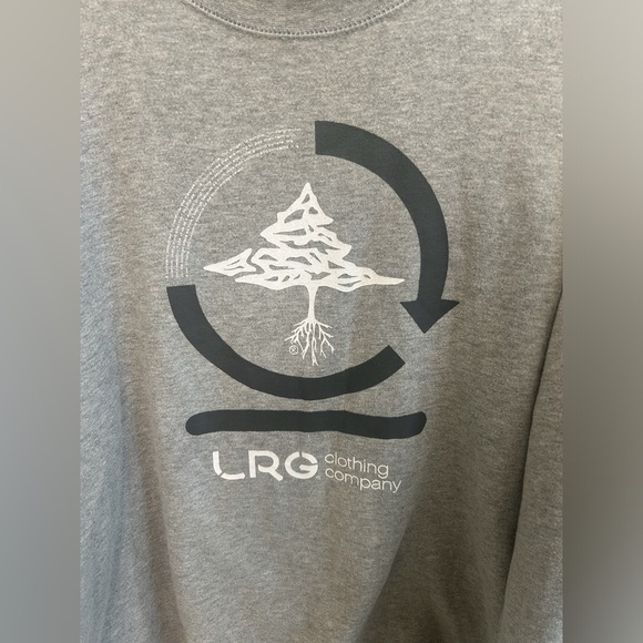 XL Men’s LRG Crewneck, Grey - Picture 4 of 4